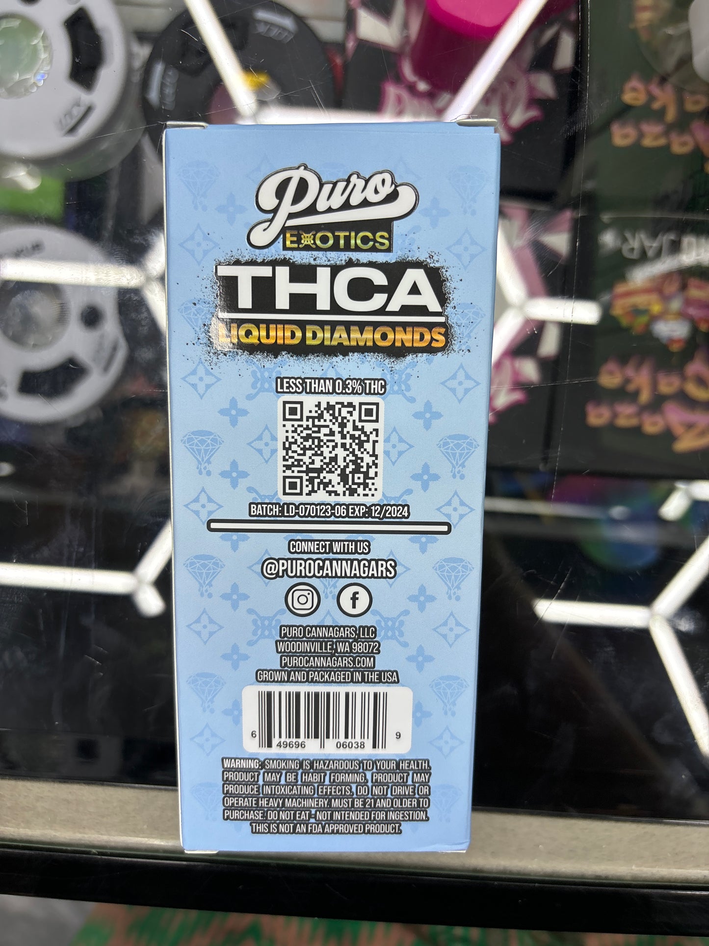 Puro thca liquid diamonds gods gift , 2G hybrid