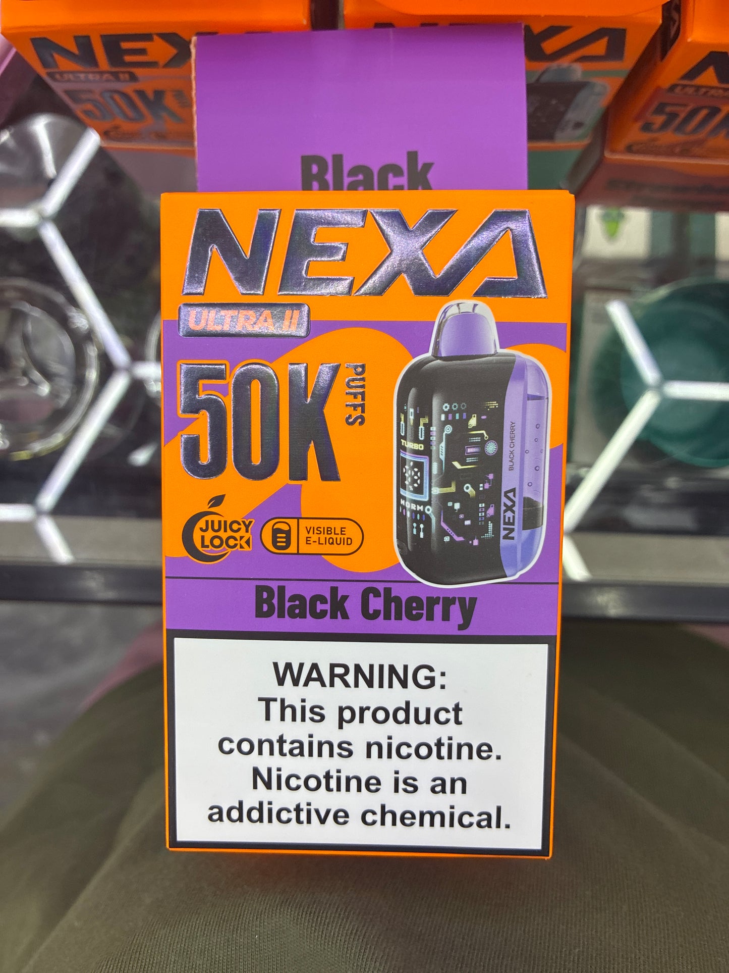Nexa ultra II 50k puffs black cherry