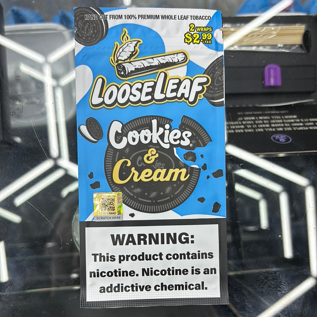 Looseleaf cookies & cream