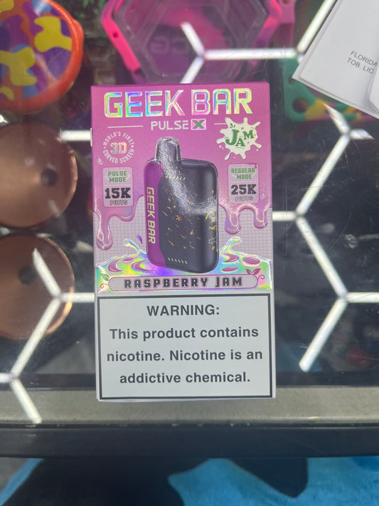 Geek bar pulse raspberry jam