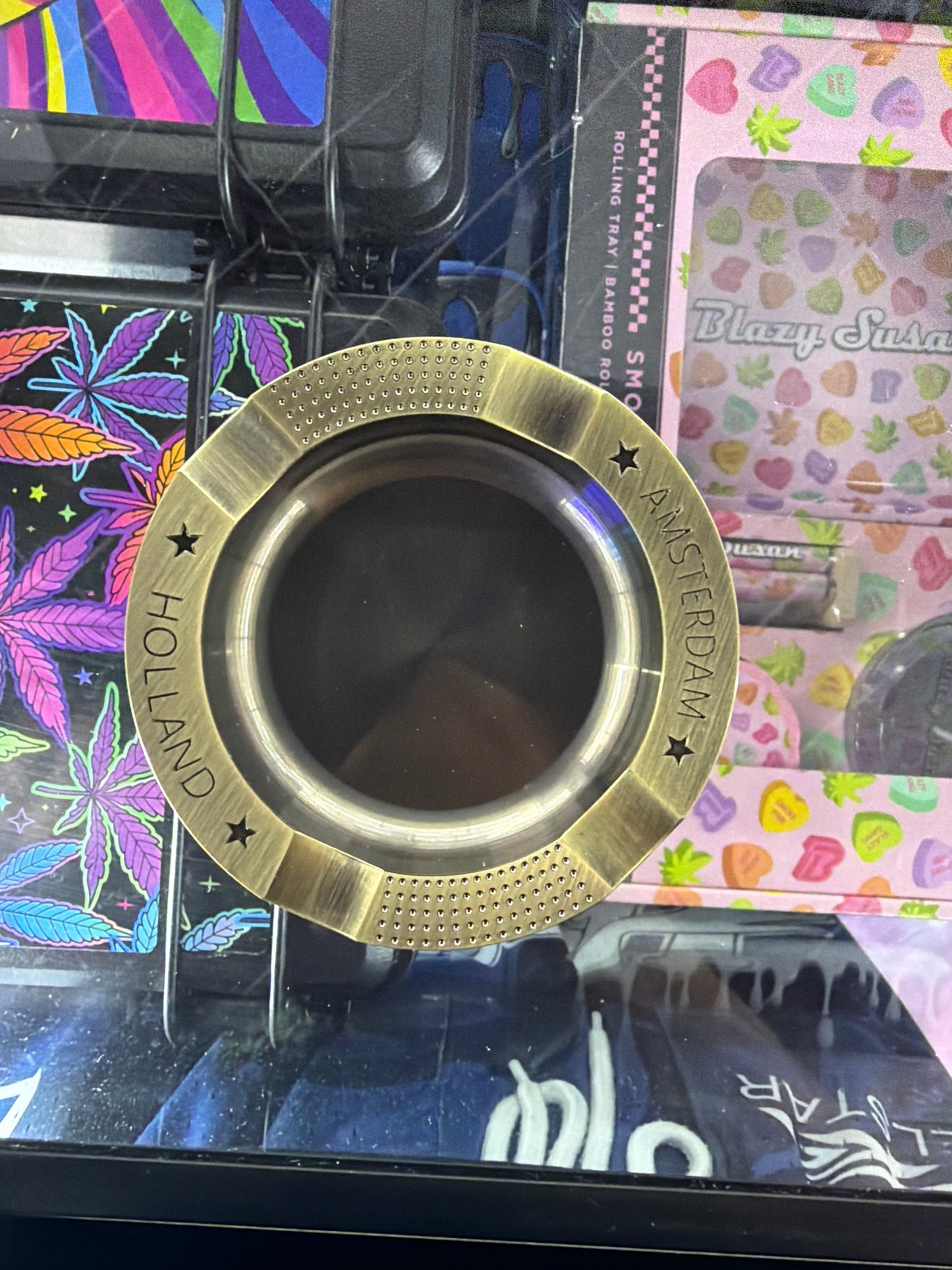 zinc alloy ashtray