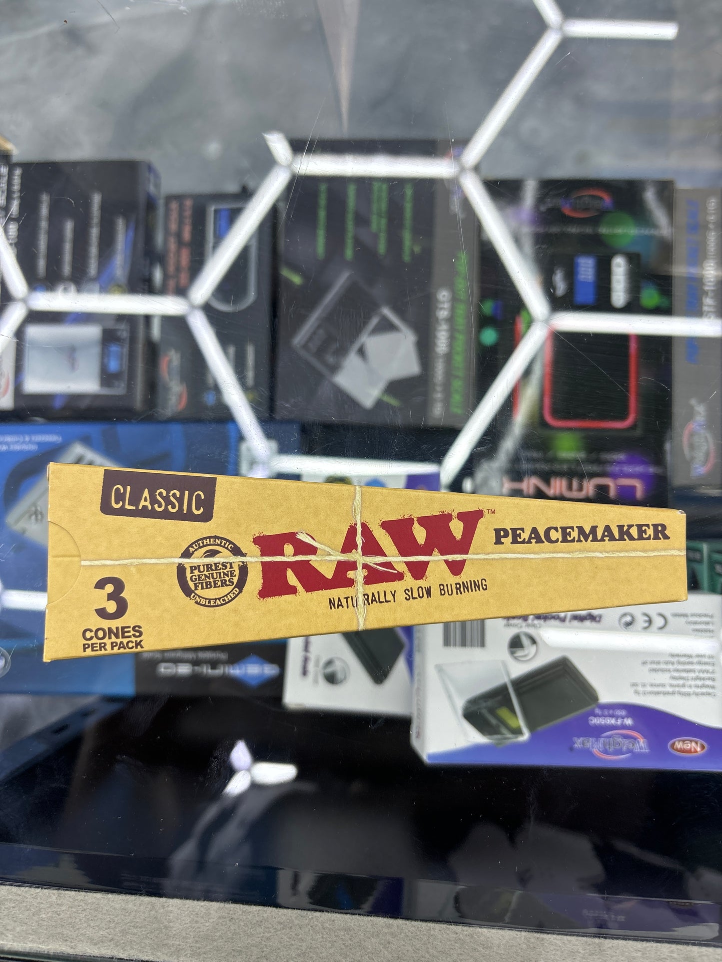 Raw classic 3 cones per pack peacemaker
