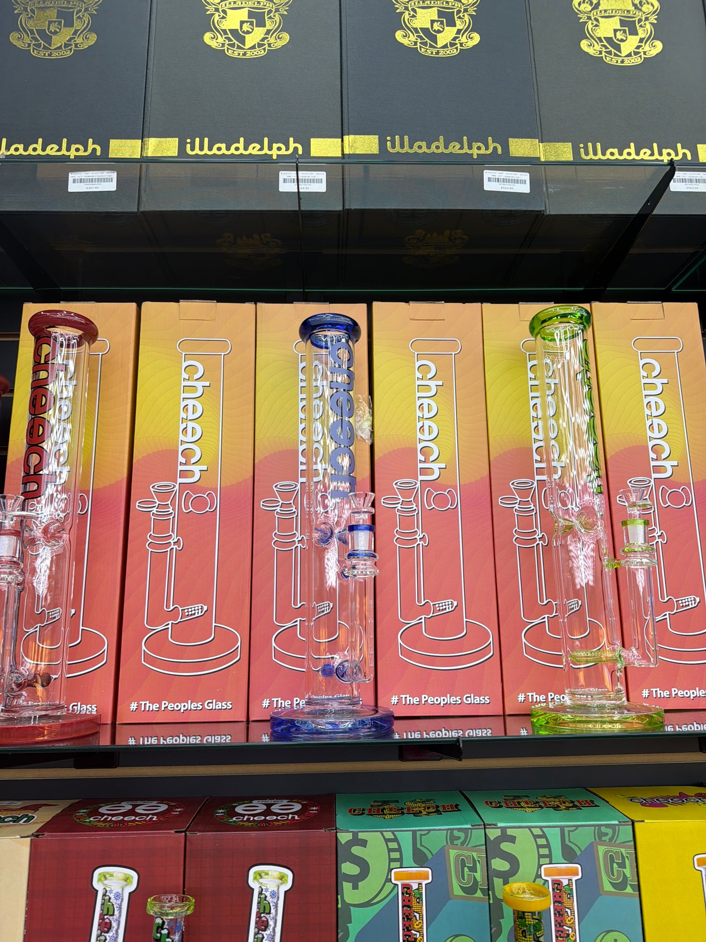 Cheech - Water Pipe - Trio of trouble, glass edition 16”