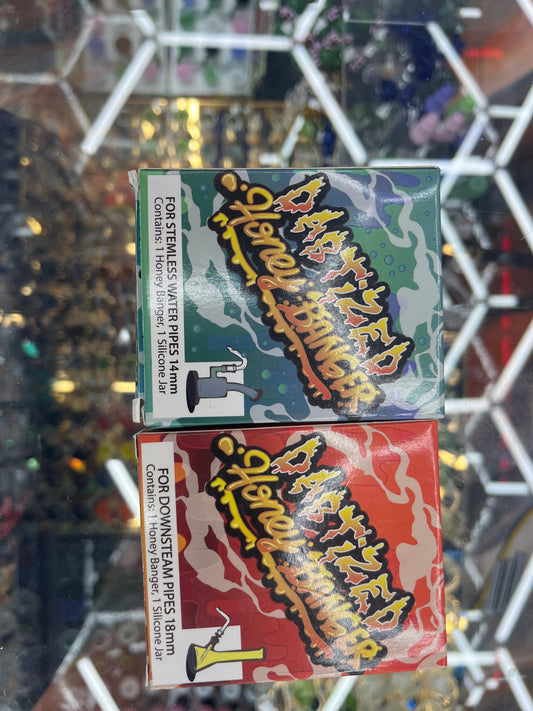 Dabtized honey dabbed