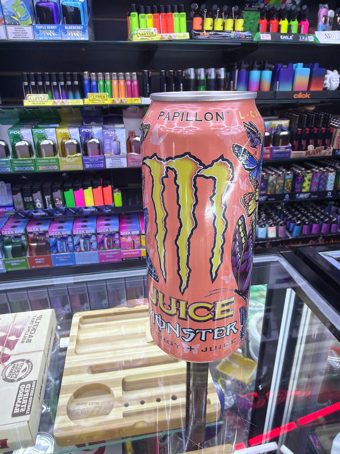 Monster Energy Drink Safe Can 16oz papillion