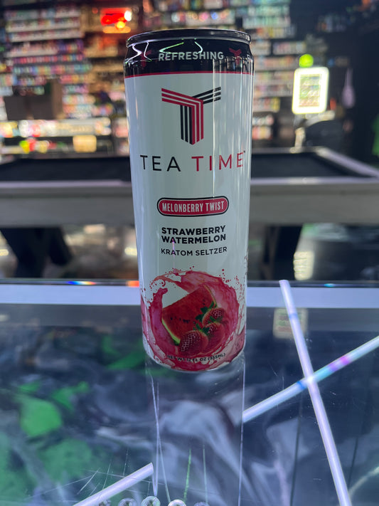 Tea time kratom seltzer melonberry twist