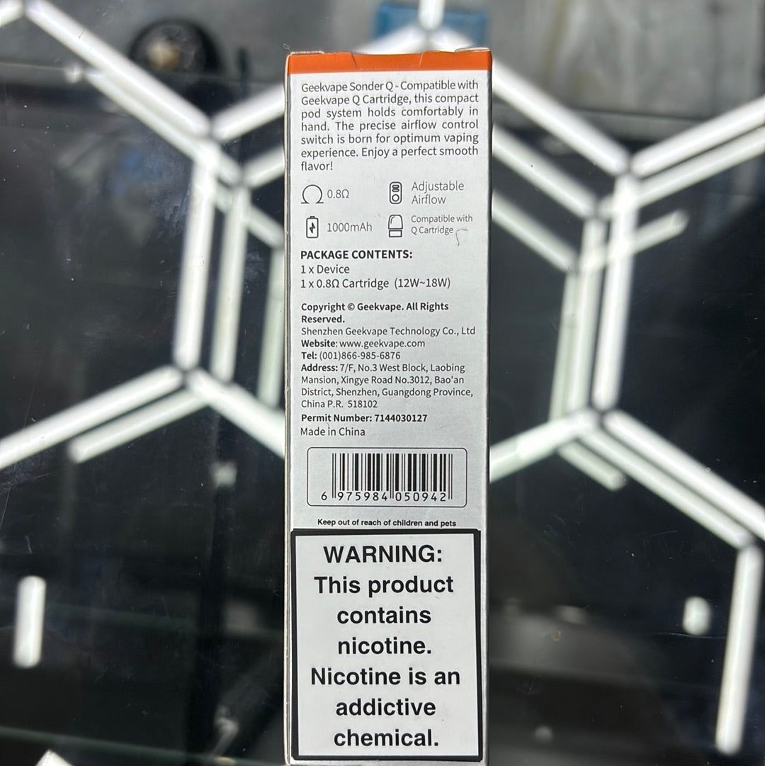 Geek vape qpod wonder q blue