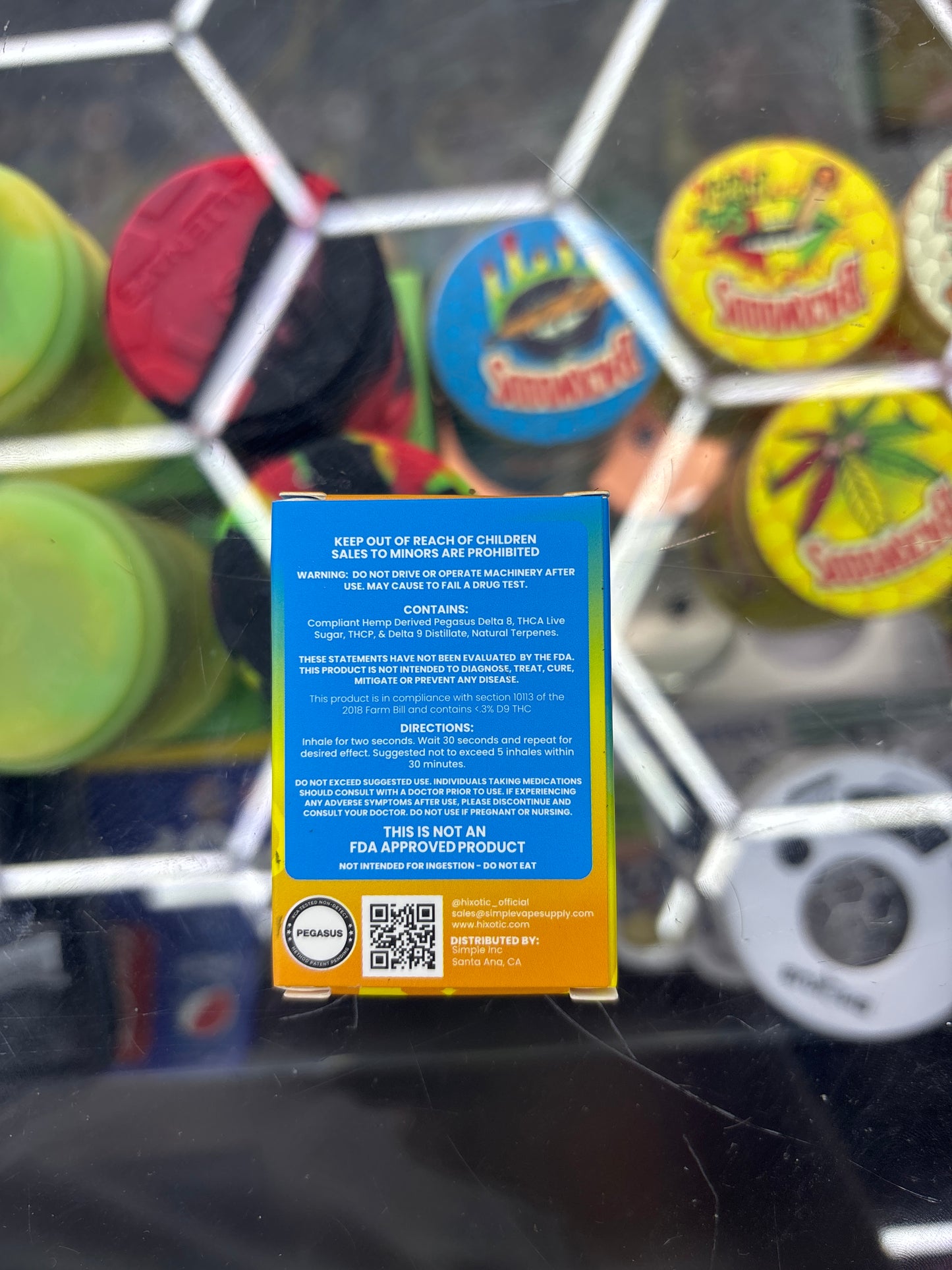 Hixotic trap’d out Gorilla OG Indica 2g cart