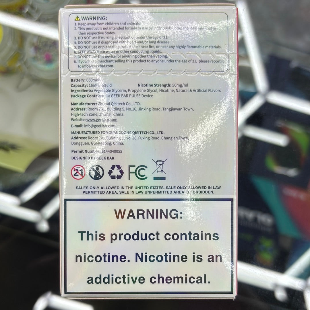 Geek bar pulse cherry bomb