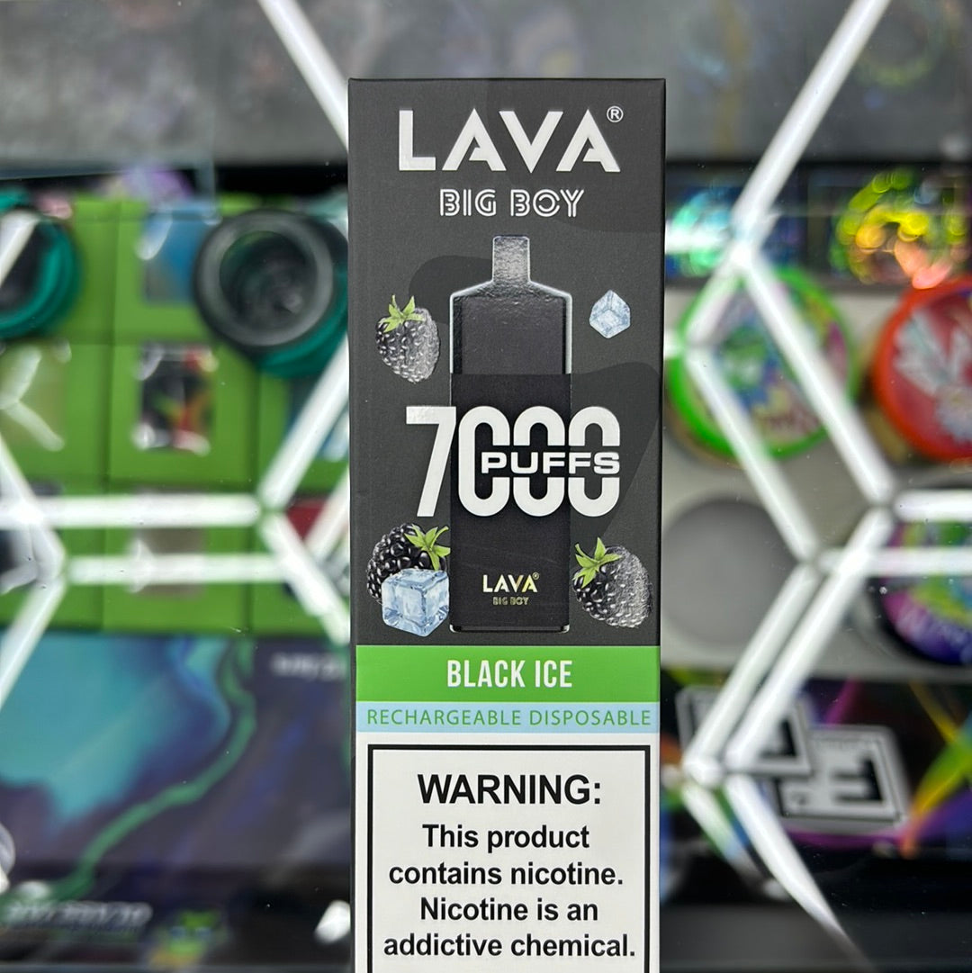 Lava 7000 puffs black ice