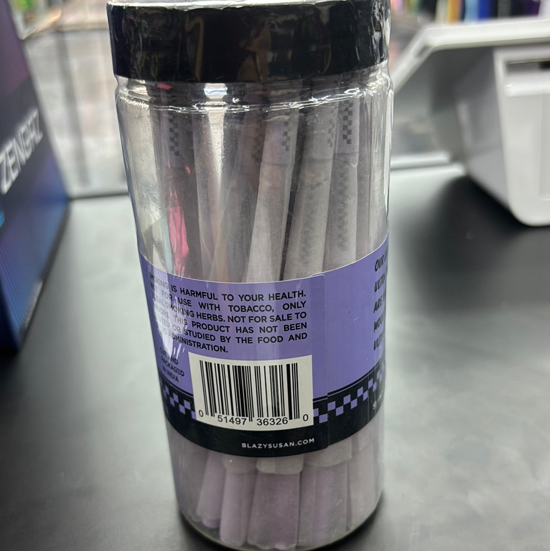 Blaze susan 50 king size cones purple