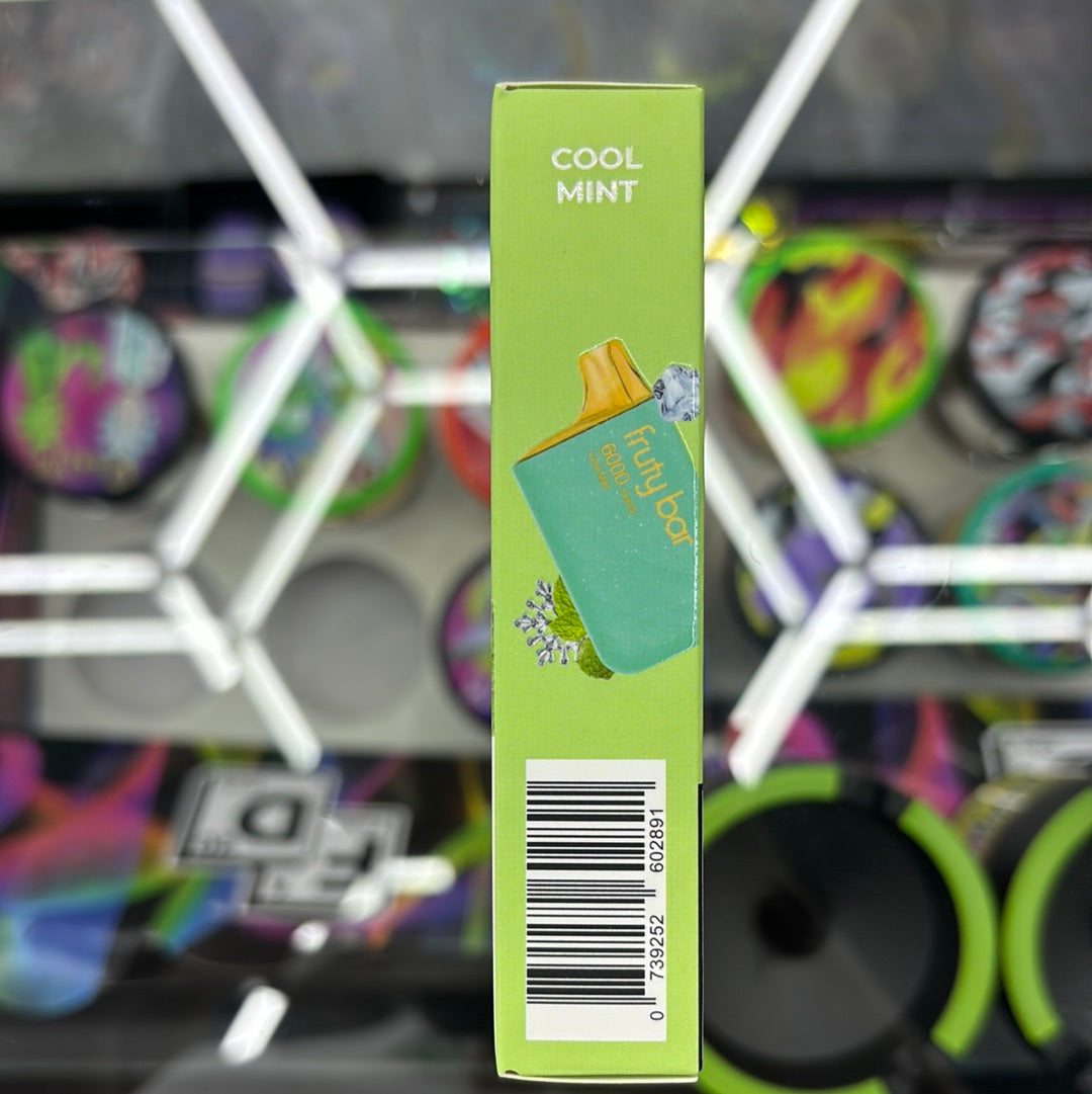 Fruity bar, 6000 puffs cool mint