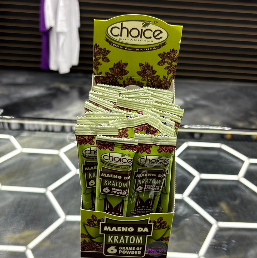 Choice maeng da kratom 6g of powder