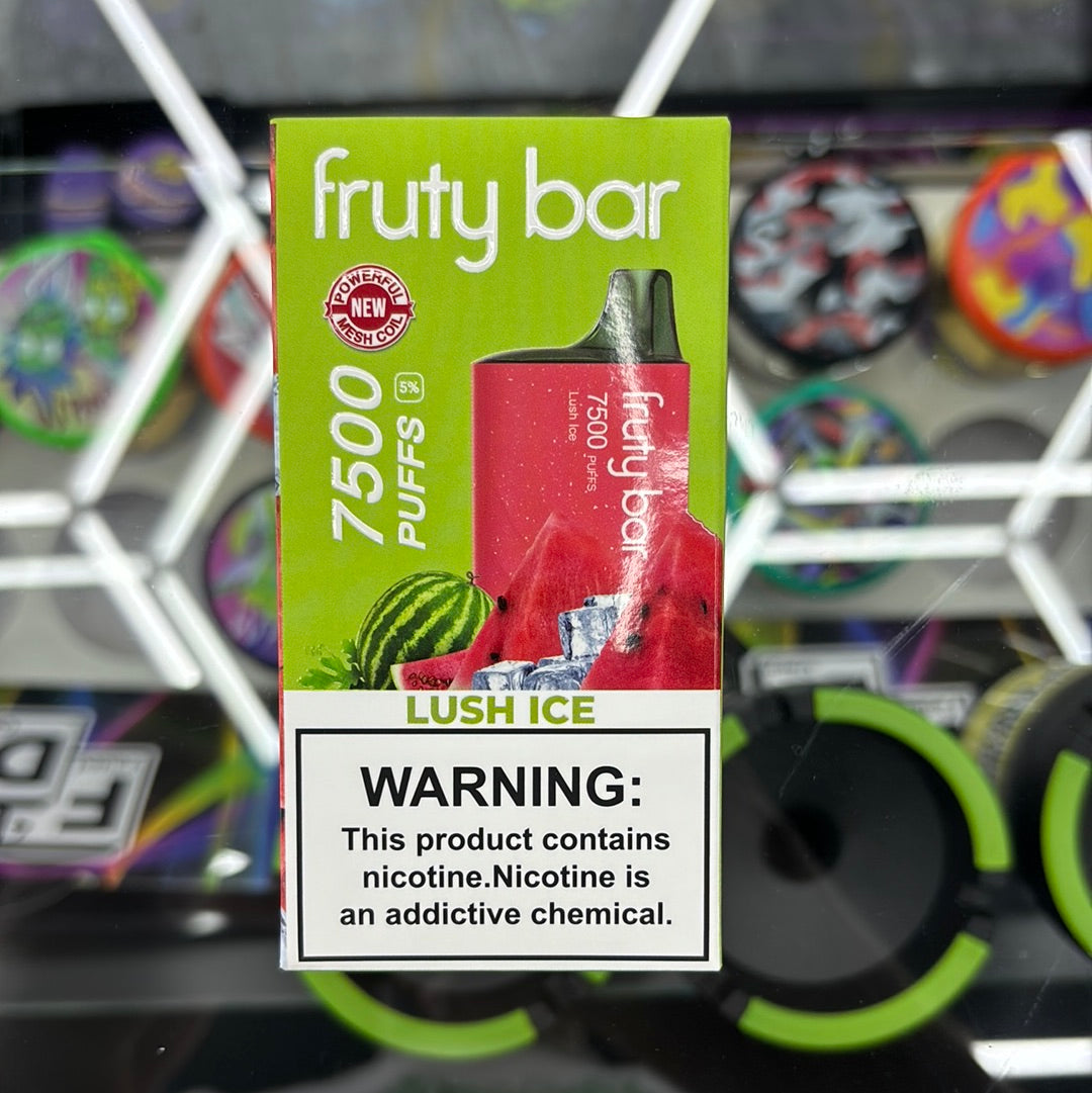 Fruty bar, 7500 puffs lush ice