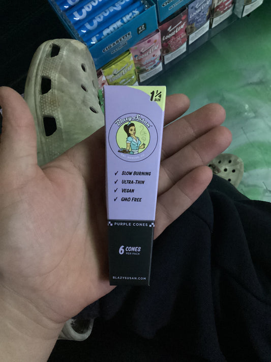 Blazy susan 1 1/4 cones 6pack purple
