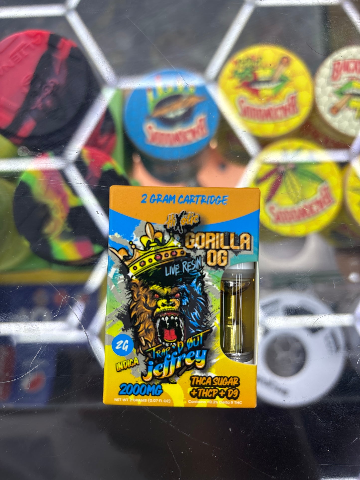 Hixotic trap’d out Gorilla OG Indica 2g cart