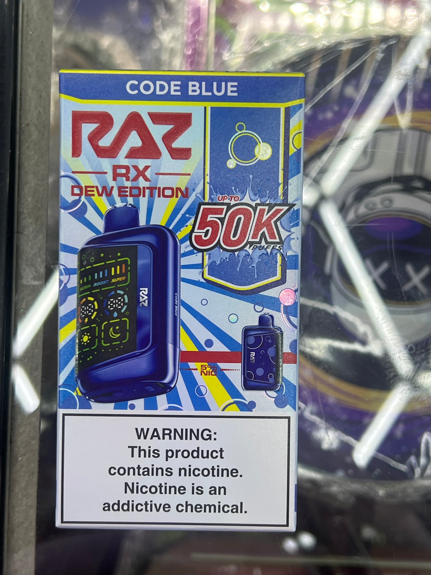 Raz rx Dew edition 50k code blue