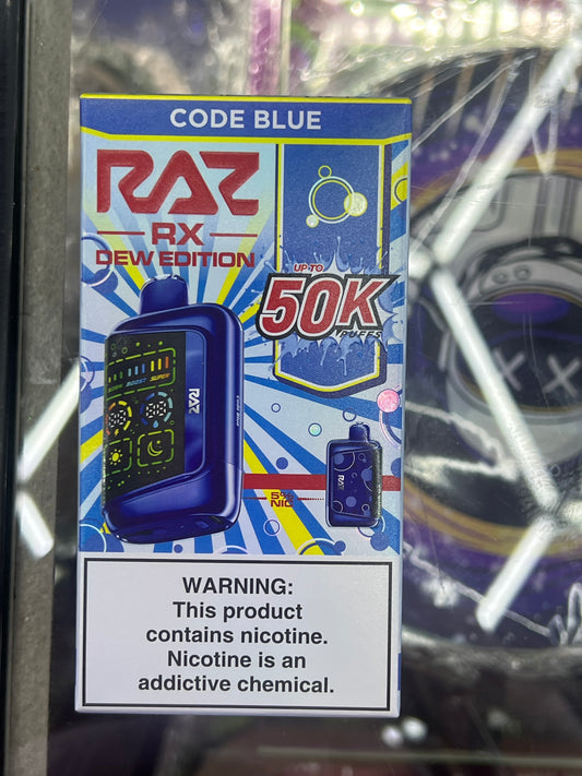 Raz rx Dew edition 50k code blue
