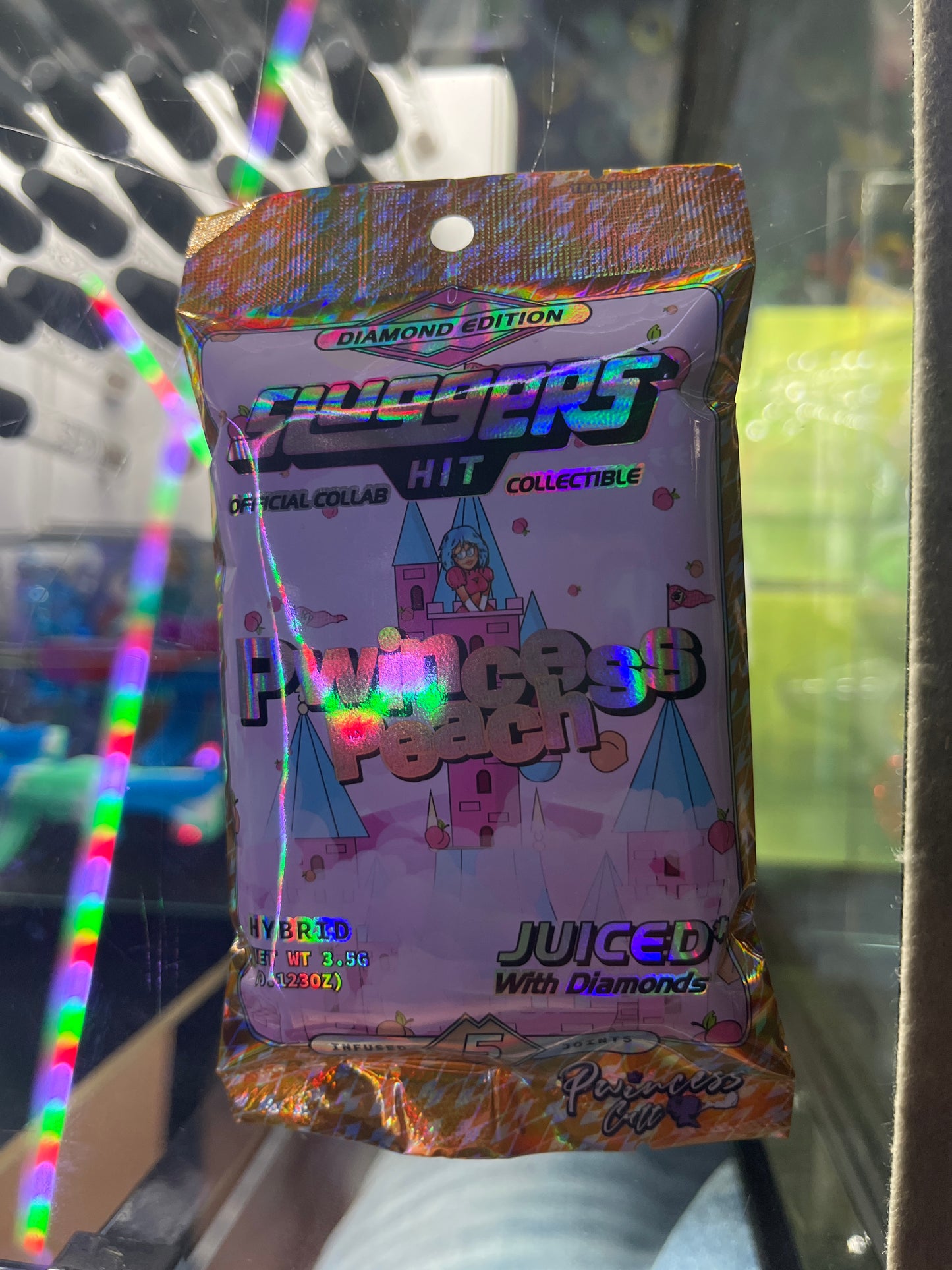 Sluggers hit juiced diamond preroll 5pck pwincess peach hybrid