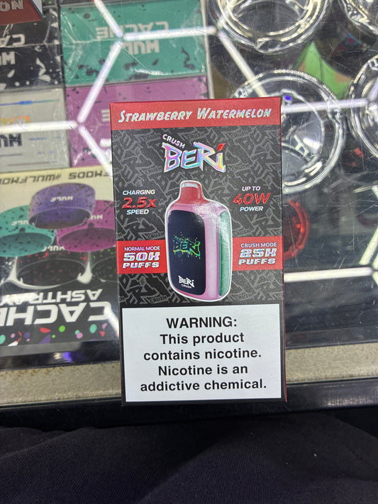 Crush beri strawberry watermelon 50k puffs