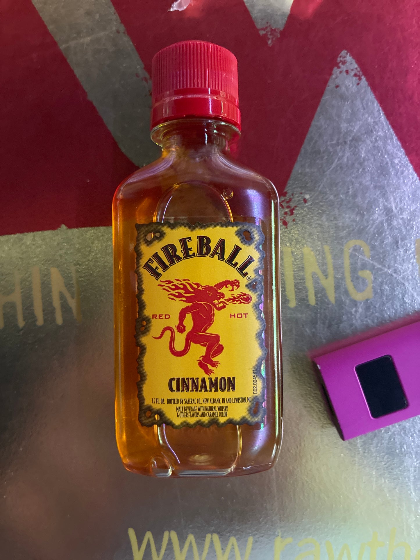 Fireball cinnamon shot