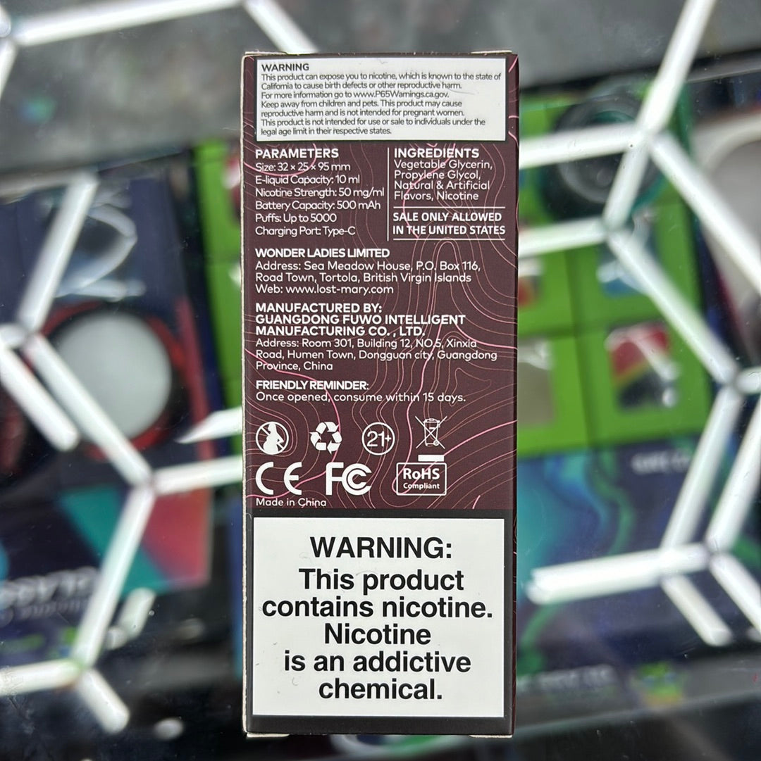 Lost Mary strawberry ice