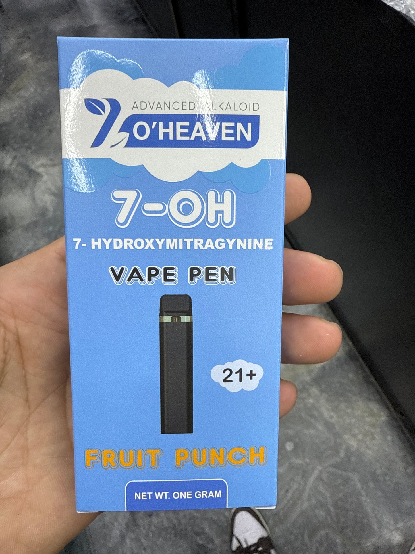 7 advance alkaloid oh Haven 7 oh vape pen fruit punch 1 g