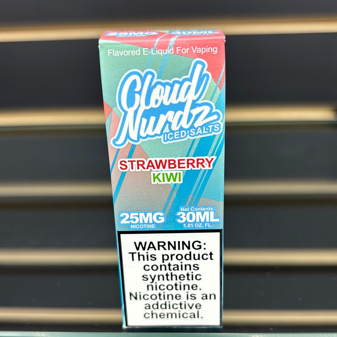 Cloud nurdz strawberry kiwi iced salt nic 25MG