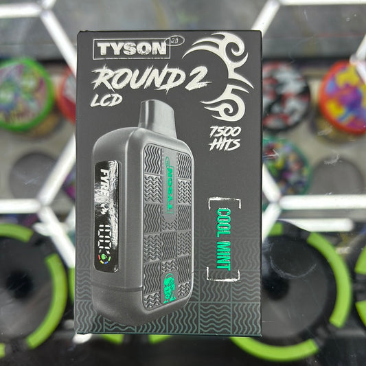Tyson, round 2 cool mint, 7500 hits