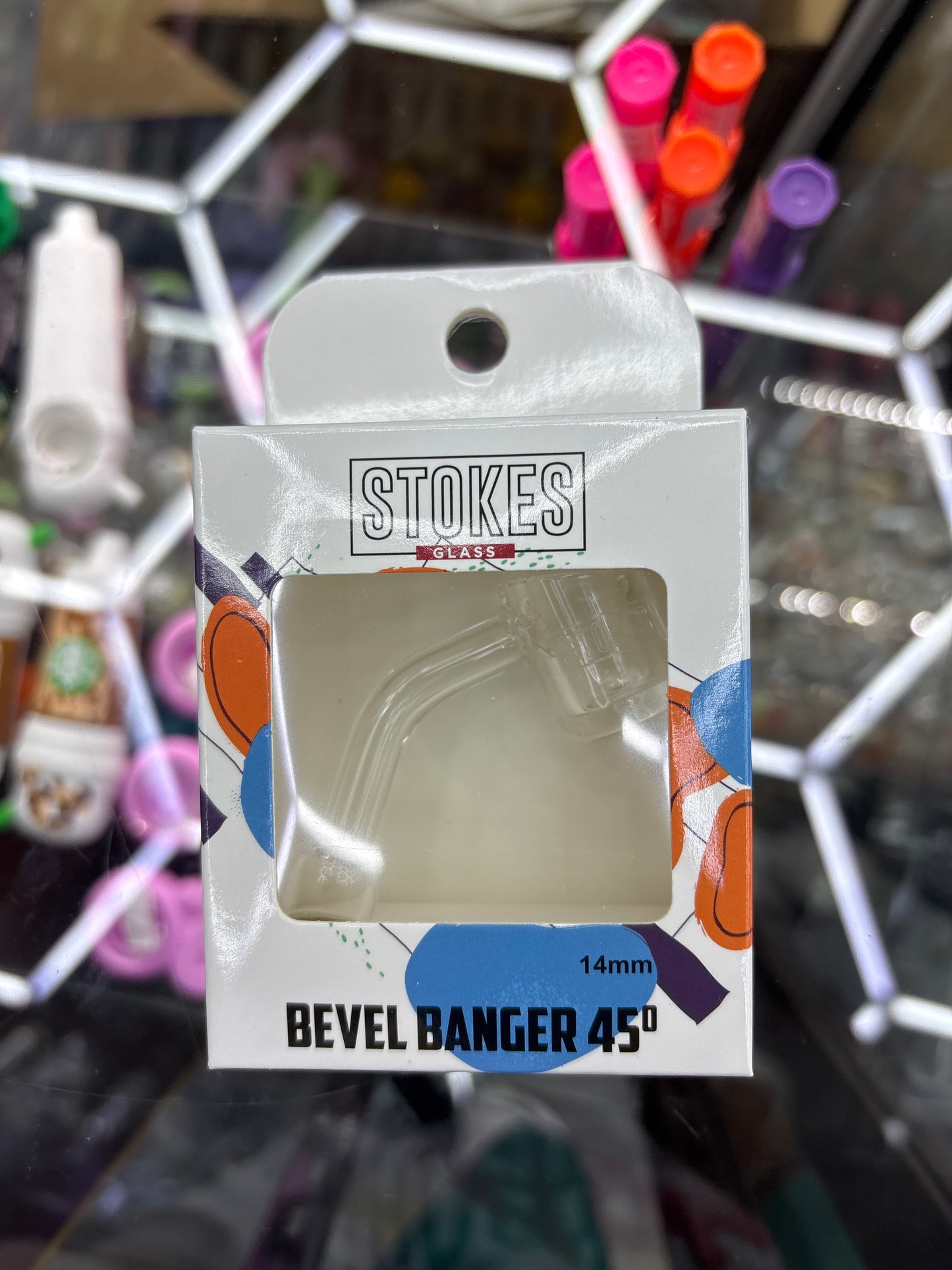 Stokes glass banger bevel banger 45
