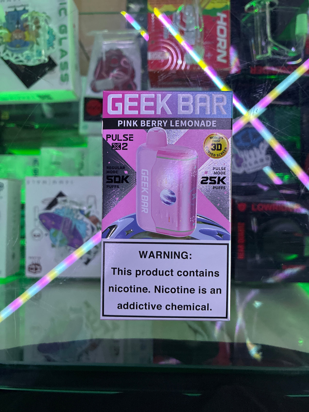 Geekbar Pulse x2 25k hits pink berry lemonade