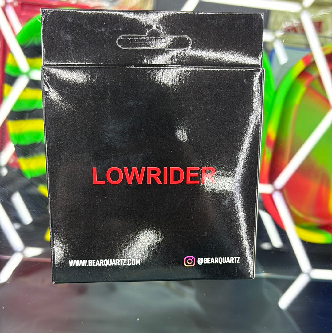 Bear quartz lowrider 22m clear banger