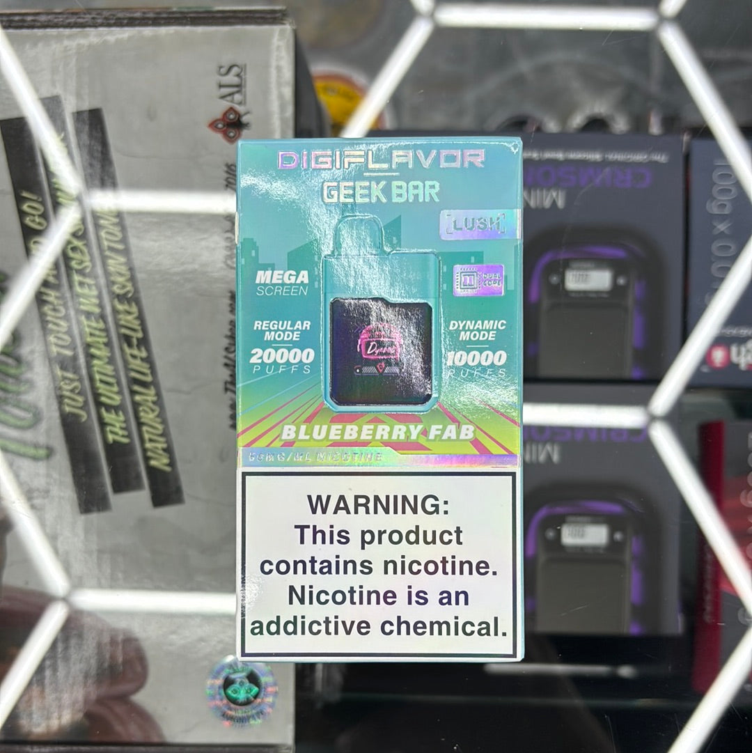 Geekbar 20,000 puffs blueberry fab