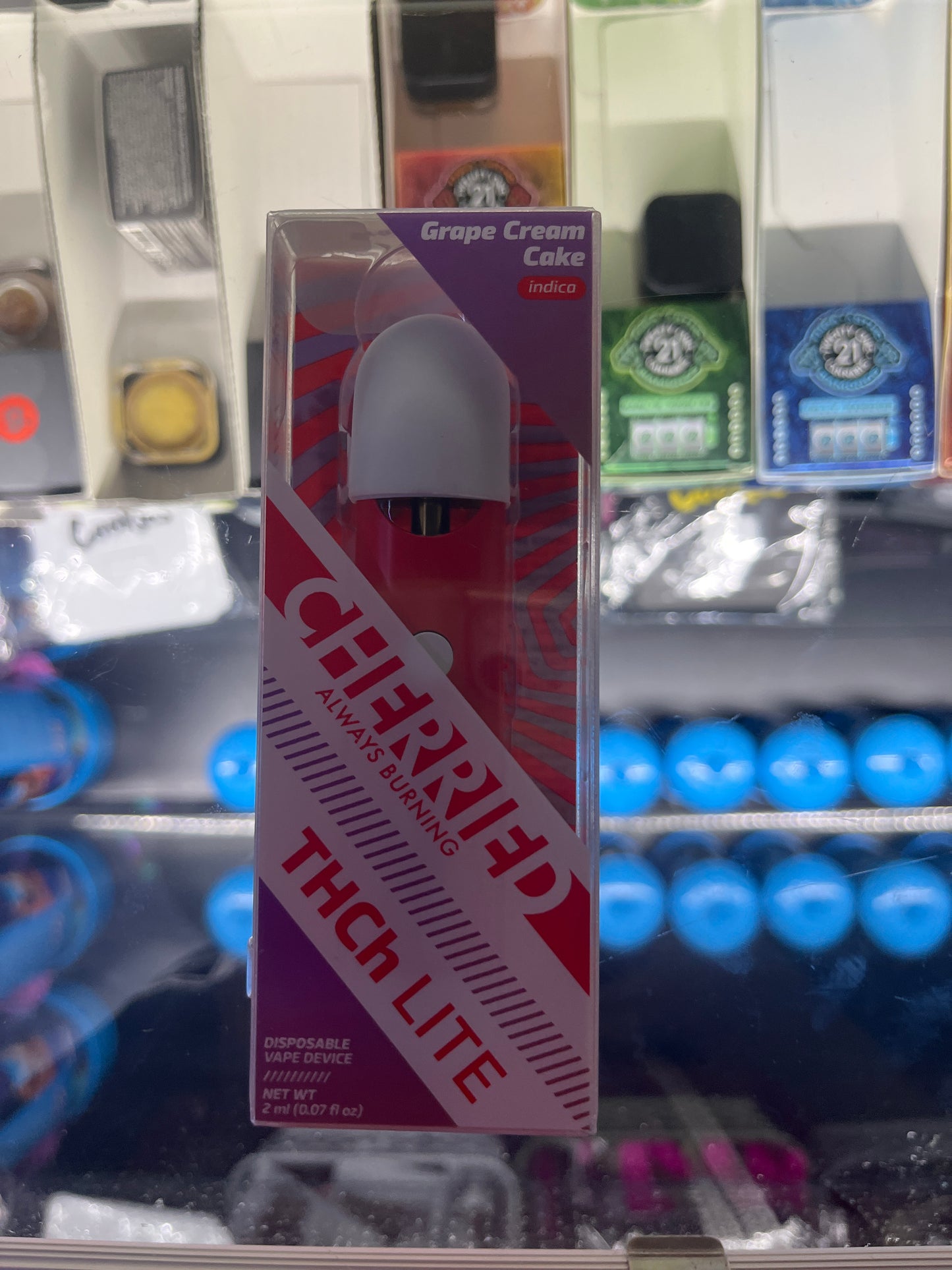 Cherried thcp lite 2g dispo grape cream indica