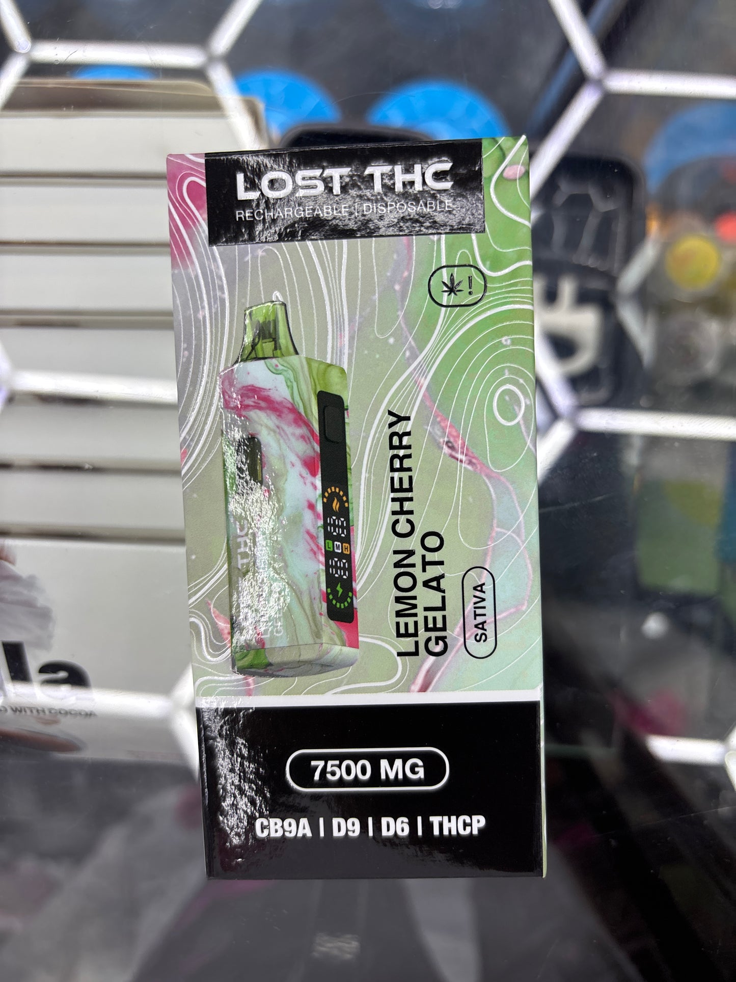 Lost thc lemon cherry gelato sativa 7.5 G