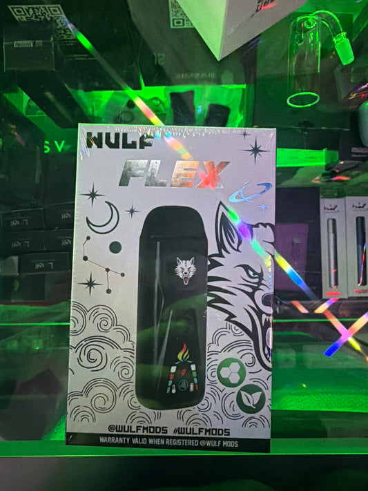 WULF MODS FLEX DUAL USE CONCENTRATE AND DRY HERB VAPORIZER BLACK