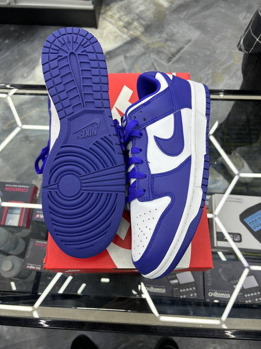 Nike dunk low retro white/Concorde university blue size 10m