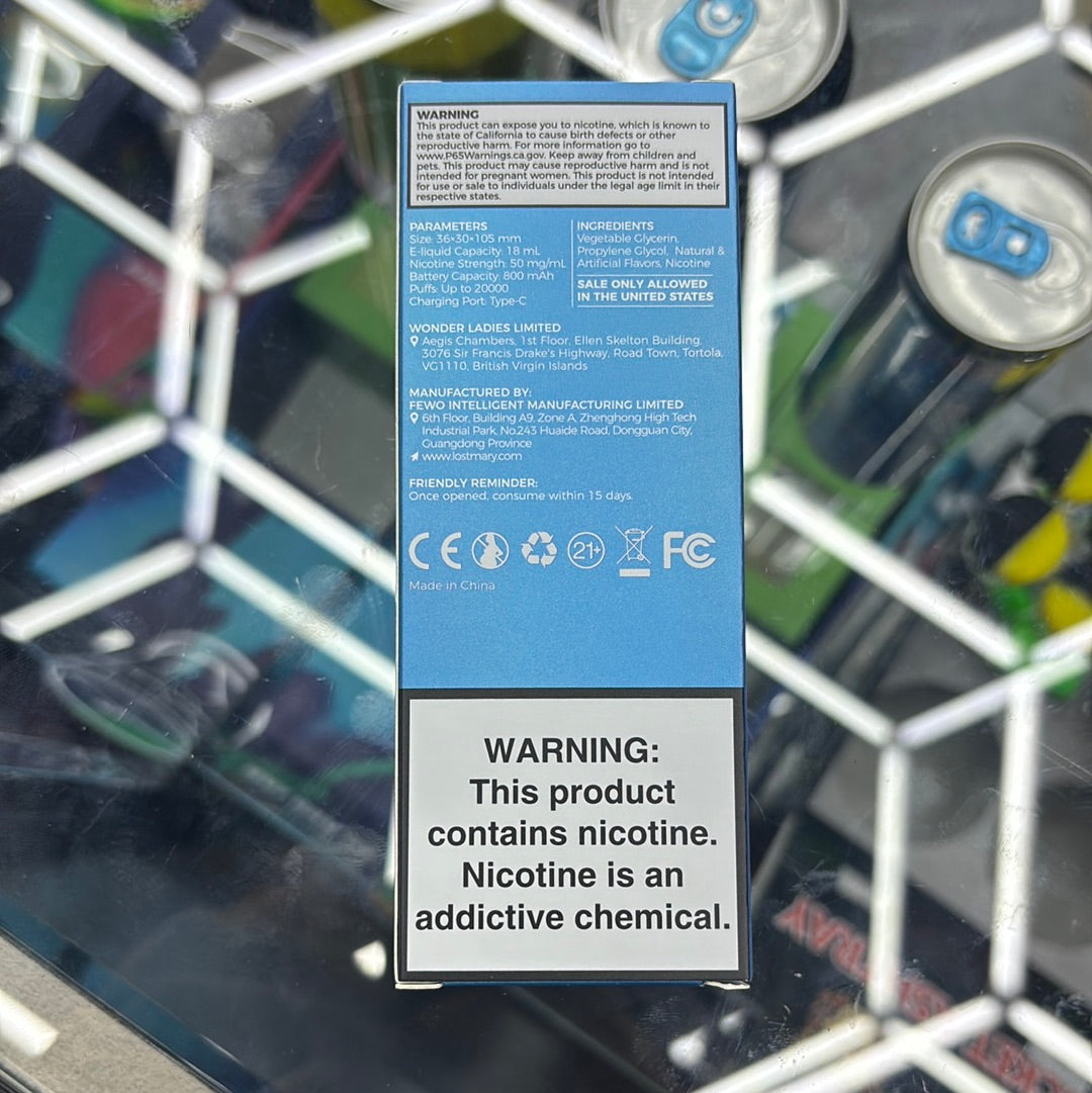 Lost Mary strawberry ice 20,000 puffs