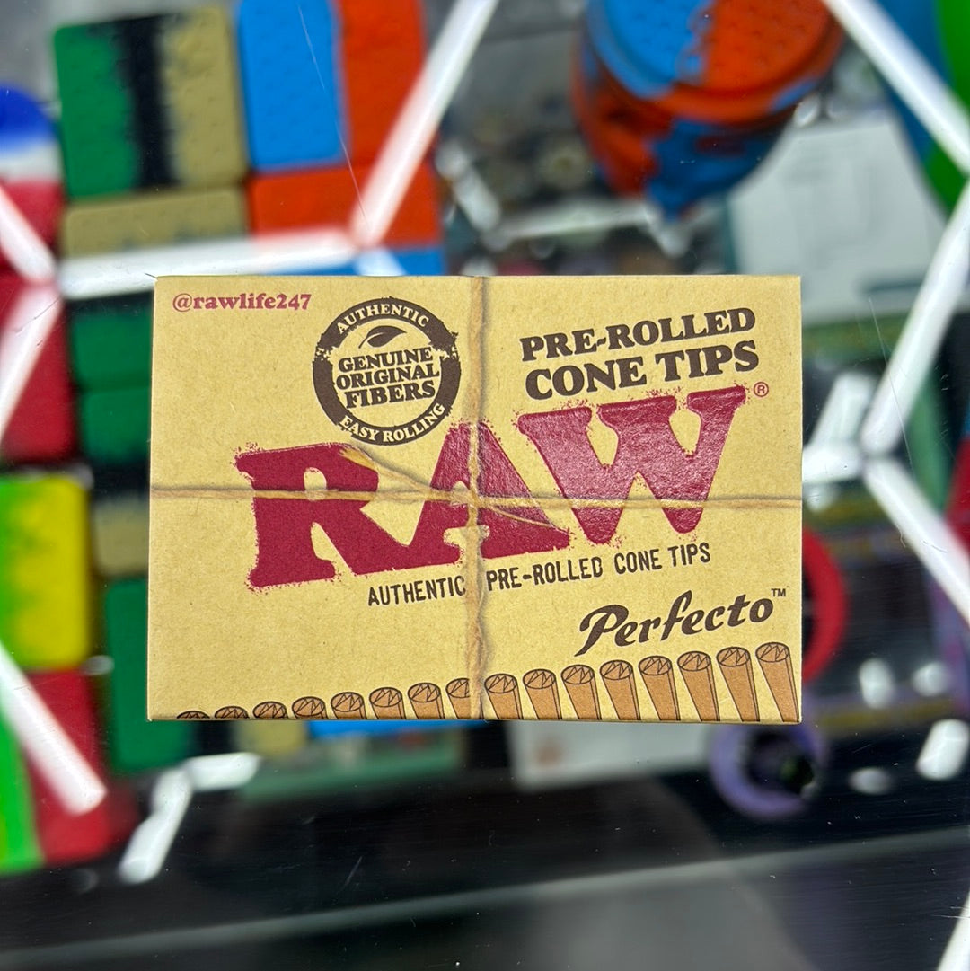 Raw perfecto pre rolled cone tips