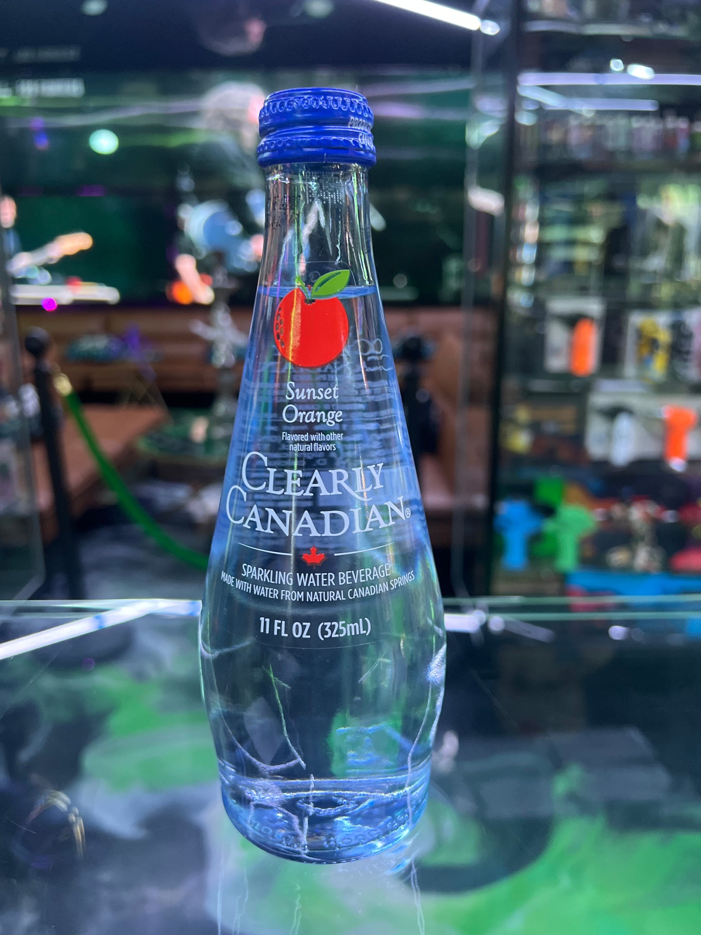 Clearly Canadian sparkling water sunset orange