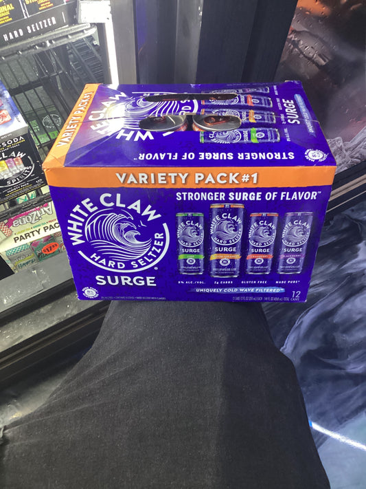 White claw surge variety #1 12 pack 12oz