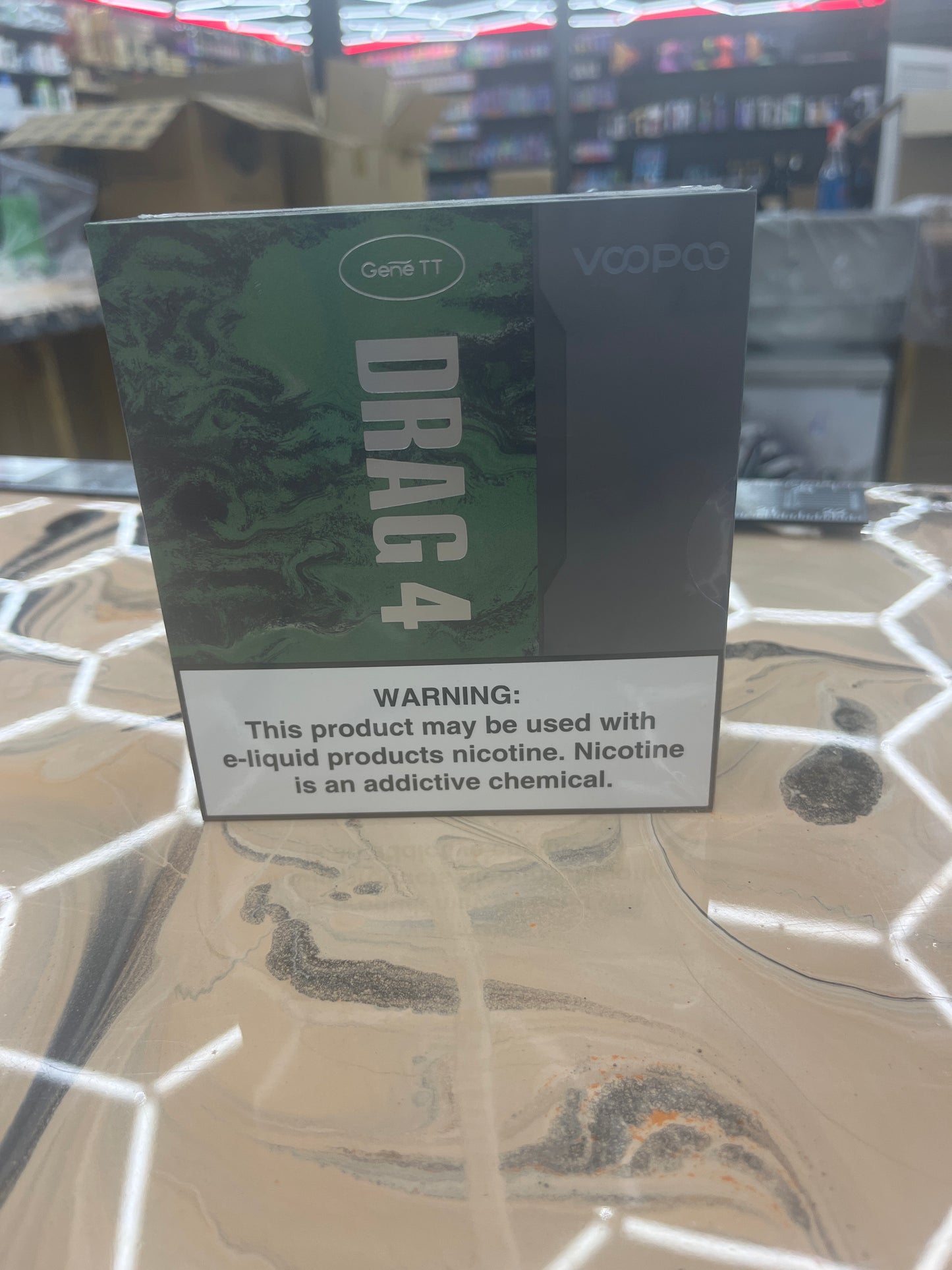 VooPoo Drag 4 Kit Gun Metal & Forest Green