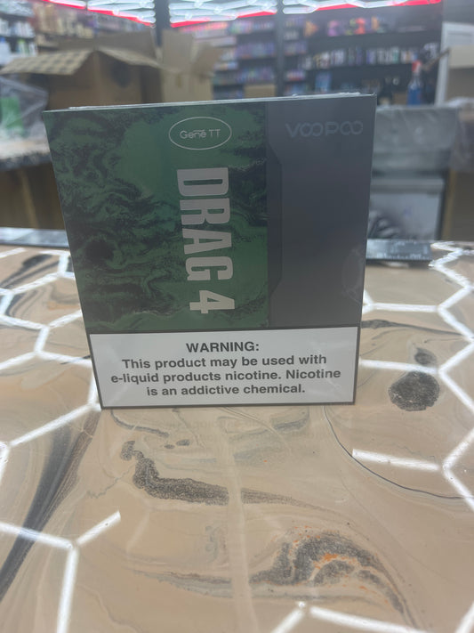 VooPoo Drag 4 Kit Gun Metal & Forest Green