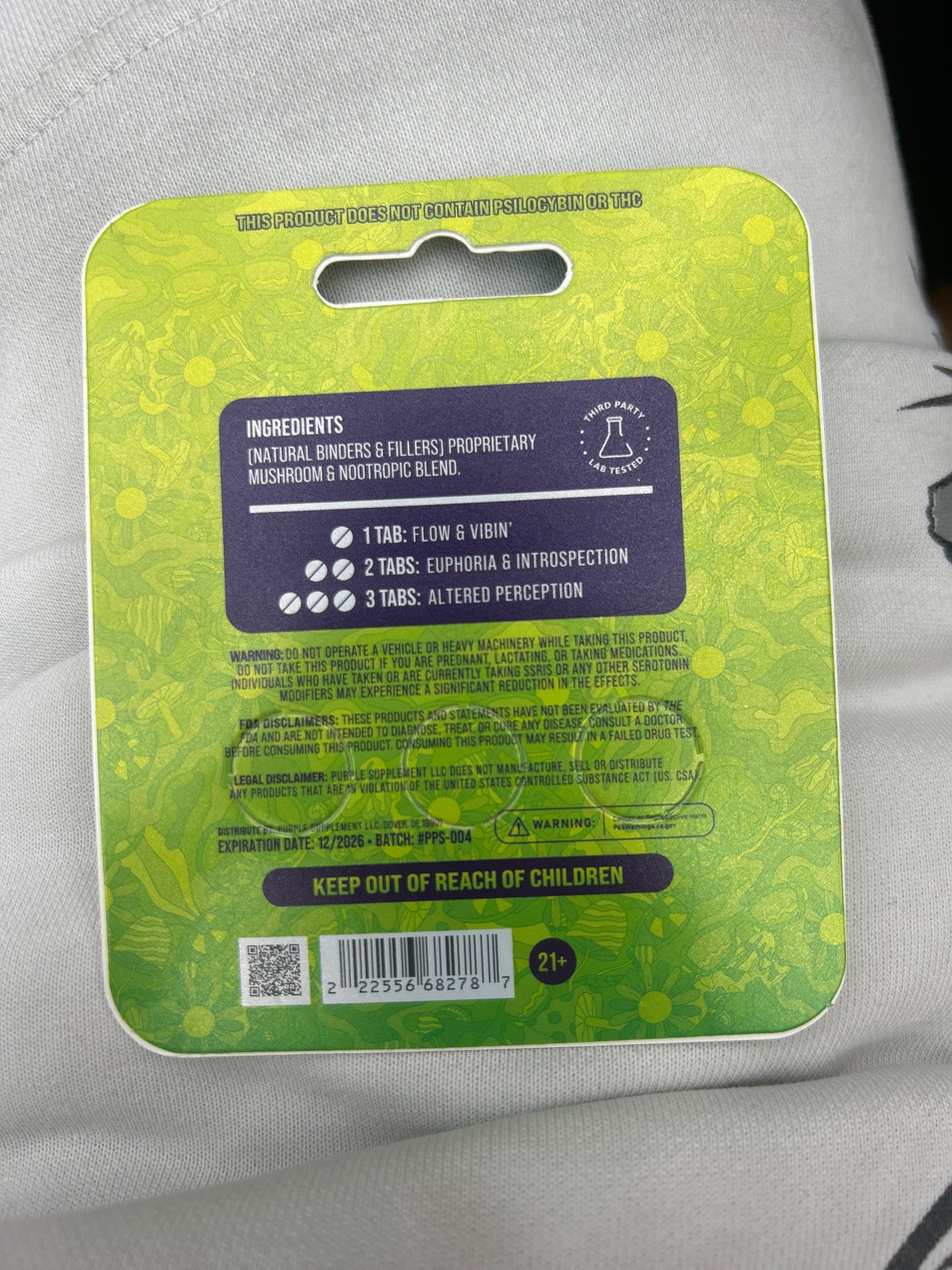 Silly dots mega dose 1200mg tablets