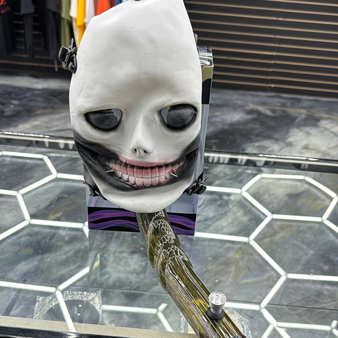 Idgaf vampire Mask facemask bong.