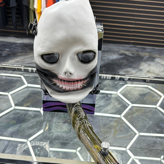 Idgaf vampire Mask facemask bong.