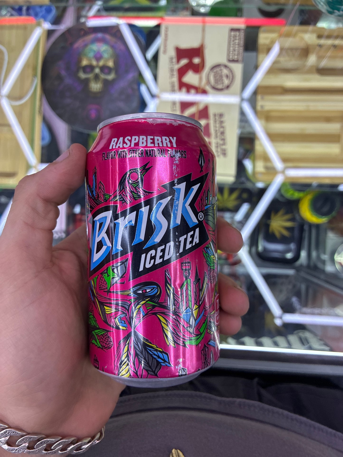 Brisk Iced Tea Safe Can Raspberry
