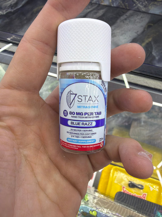 7Stax 15ctx80mg bottle Blue Raz 1200mg