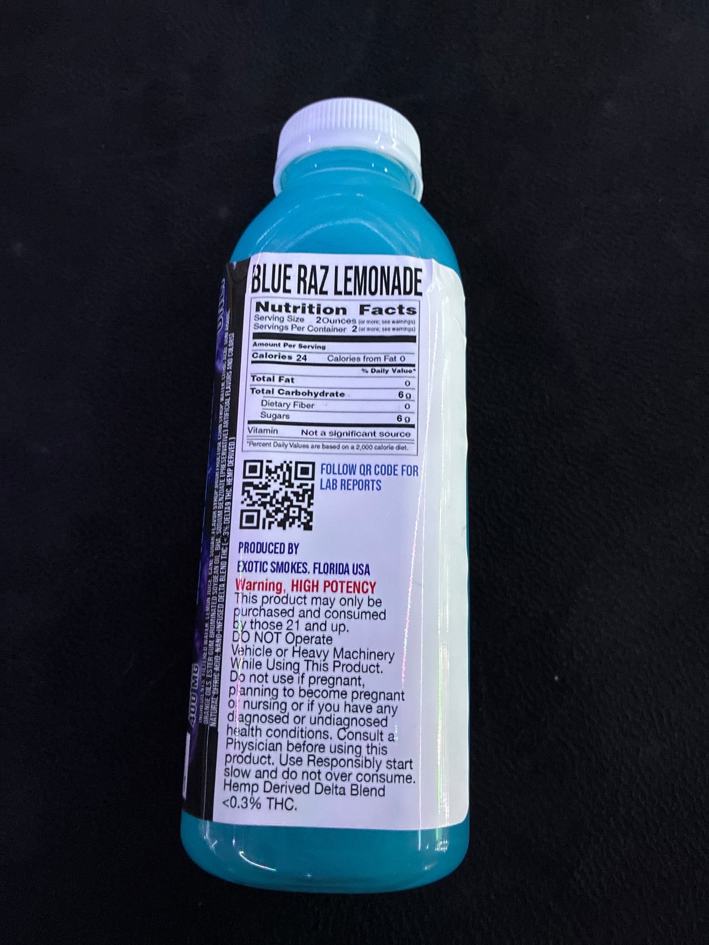 LXR thca infused blue razz lemonade