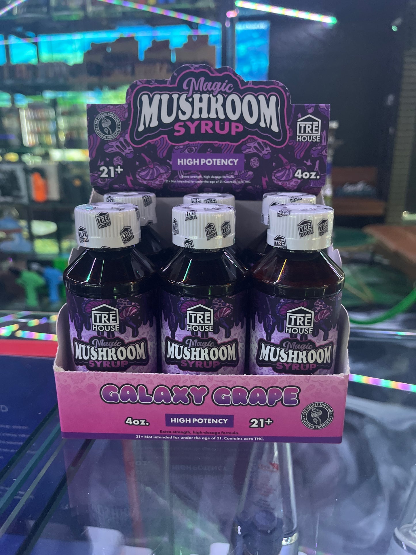 Tre house magic mushroom syrup galaxy grape